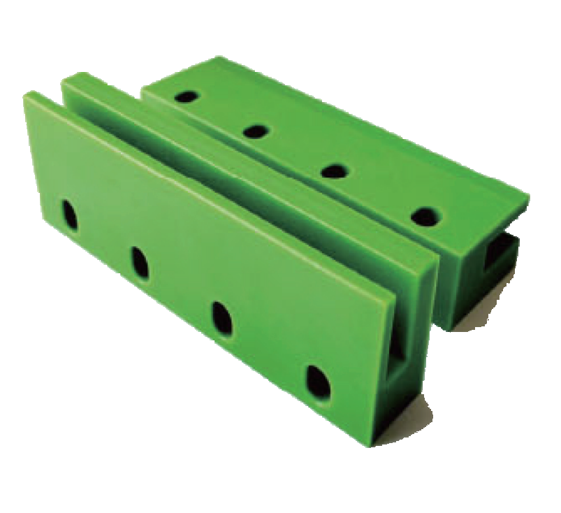 Green machined engineering plastic parts